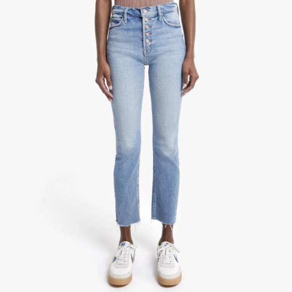 MOTHER Denim - Mother Pixie Dazzler Ankle Fray Denim